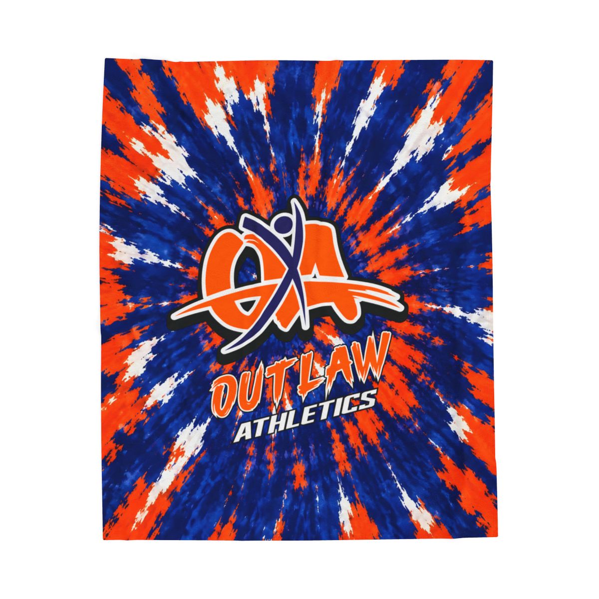 Outlaw Athletics Velveteen Plush Blanket