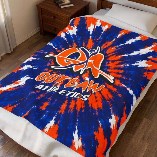 Outlaw Athletics Velveteen Plush Blanket